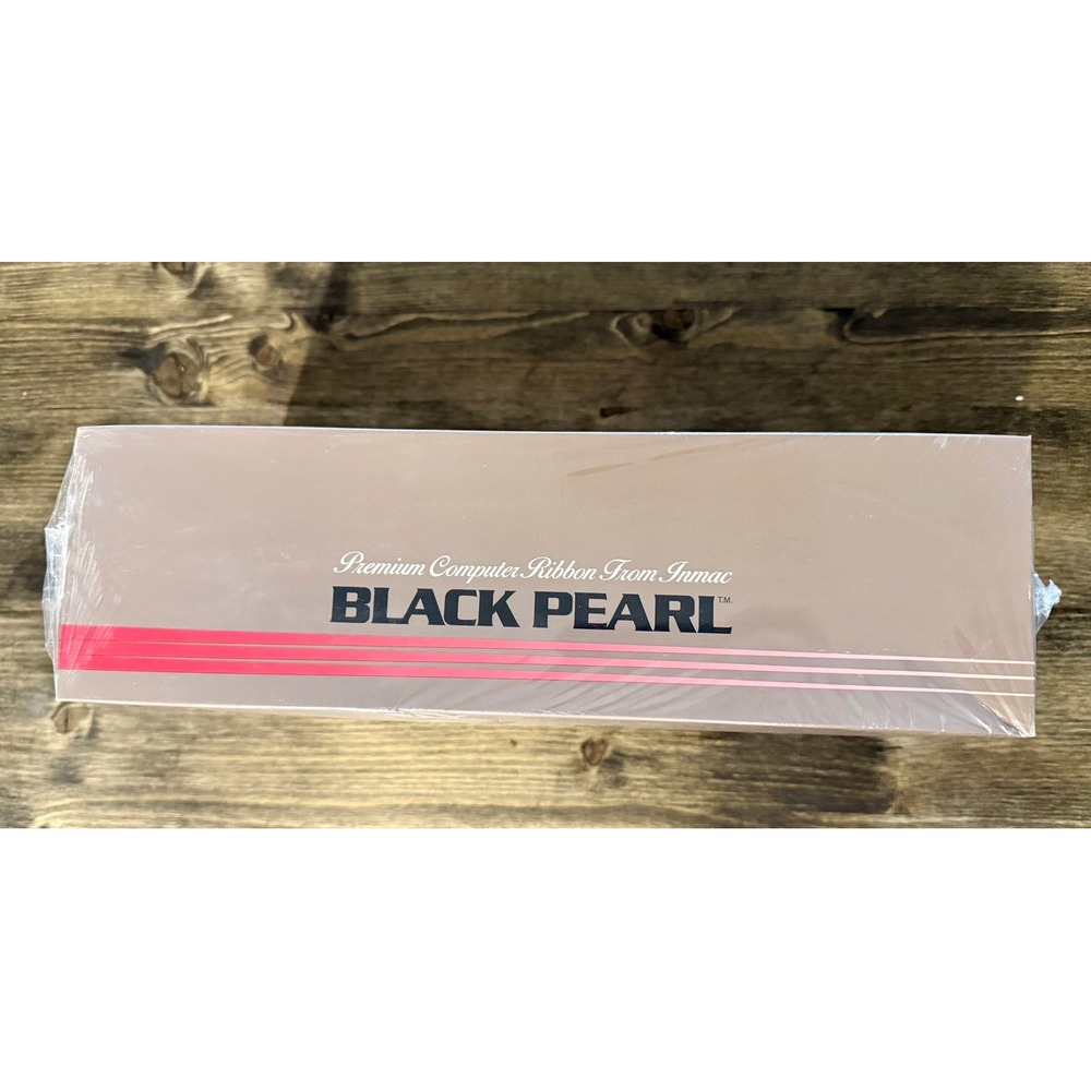 Inmac Black Pearl Computer Ribbon 6 Pack 6256 Black New Sealed Vintage Tech
